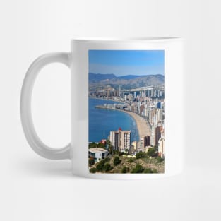 Benidorm Skyline Cityscape Costa Blanca Spain Mug